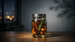 スパイスと柑橘で作るクリスマスの香り、手作りホームフレグランス入門